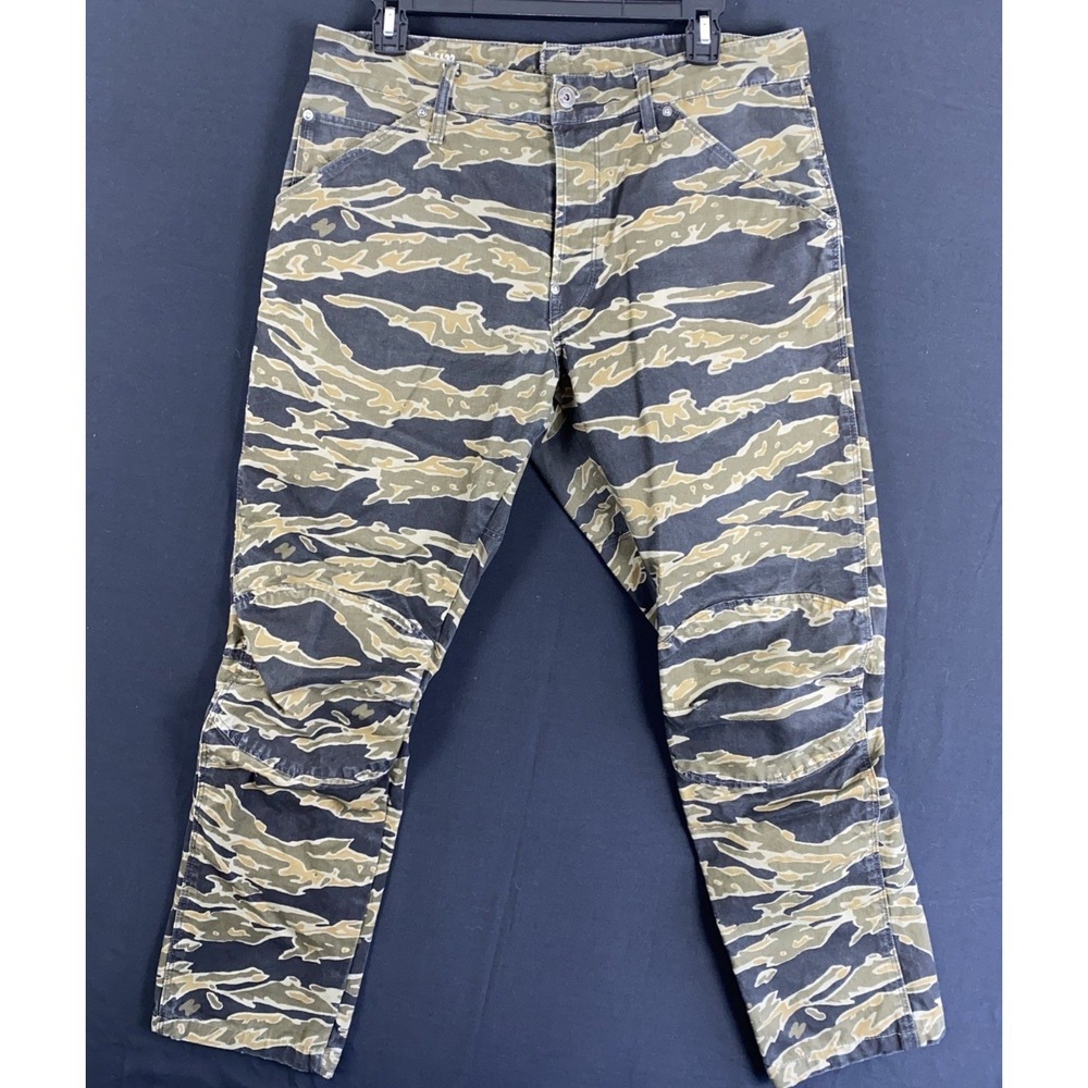 G Star Raw Mens X25  5622 3D Tapered Camo Pharrell Williams 36x32 Jeans Pants